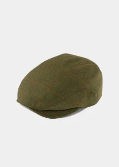 Alan Paine Combrook Extended Peak Flat Cap - Maple