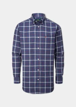 Alan Paine Ilkley Flannel Button Down Shirt - Shooting Fit