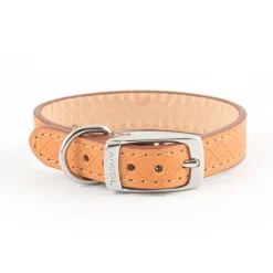 Ancol Heritage Diamond Quilted Leather Collar