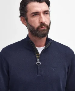 Barbour Cotton Half Zip Jumper SS24