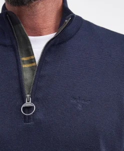 Barbour Cotton Half Zip Jumper SS24
