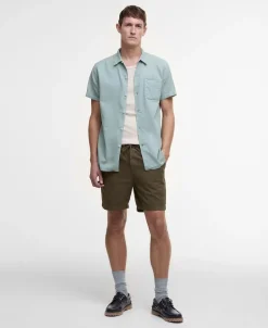 Barbour Men's Washed Oxford Relaxed Shorts SS25