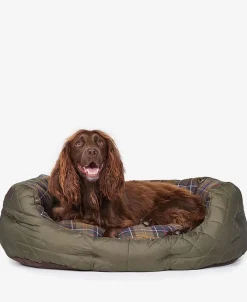 Barbour Quilted Dog Bed