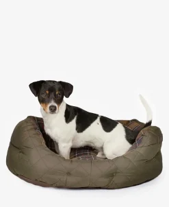 Barbour Quilted Dog Bed