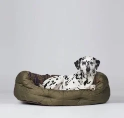 Barbour Quilted Dog Bed