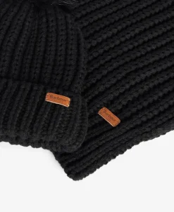 Barbour Saltburn Beanie & Scarf Gift Set