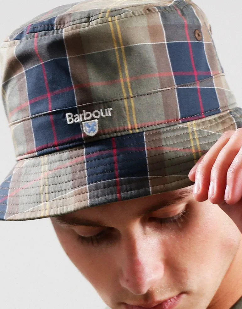 Barbour Tartan Bucket Hat