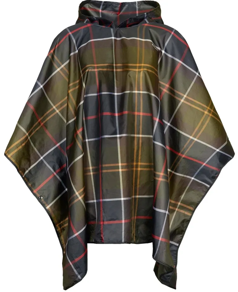Barbour Tartan Showerproof Poncho