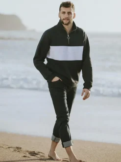 Beaumont & Bear Unisex Cliff Road Quarter Zip