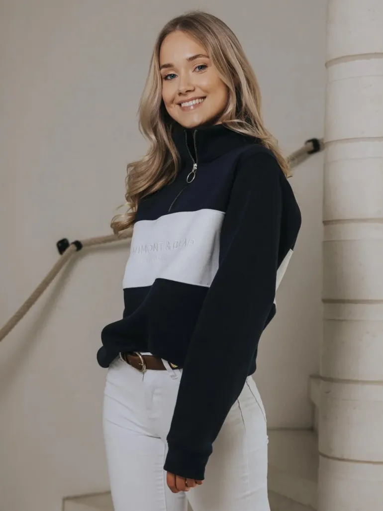 Beaumont & Bear Unisex Cliff Road Quarter Zip