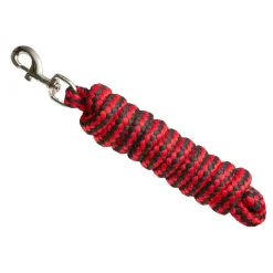 Bitz Soft Handle Leadrope with Trigger Clip Black/Red