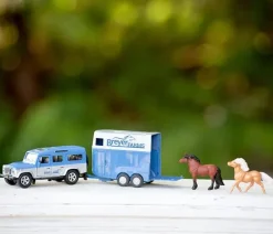 Breyer Farms Land Rover and Tag-A-Long Trailer