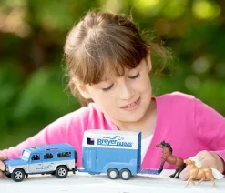 Breyer Farms Land Rover and Tag-A-Long Trailer