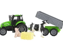Breyer Farms Tractor & Tag-A-Long Wagon