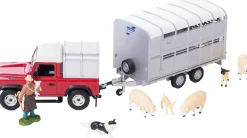 Britains Toys Land Rover Sheep Farmer Set