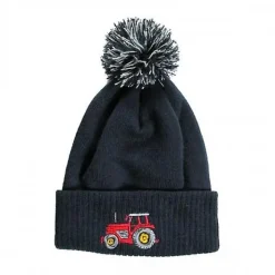 British Country Collection Children's Tractor Pom Pom Hat
