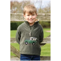 British Country Collection Children's Offroader & Dogs Fleece