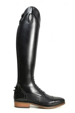 Brogini Florence Vogue Croc Field Boot - Black (SIZES 42-46)