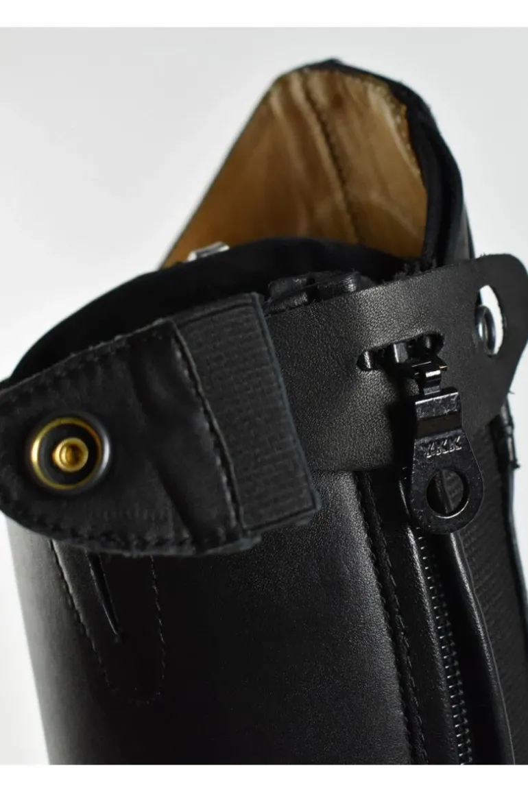 Brogini Florence Vogue Croc Field Boot - Black (SIZES 42-46)