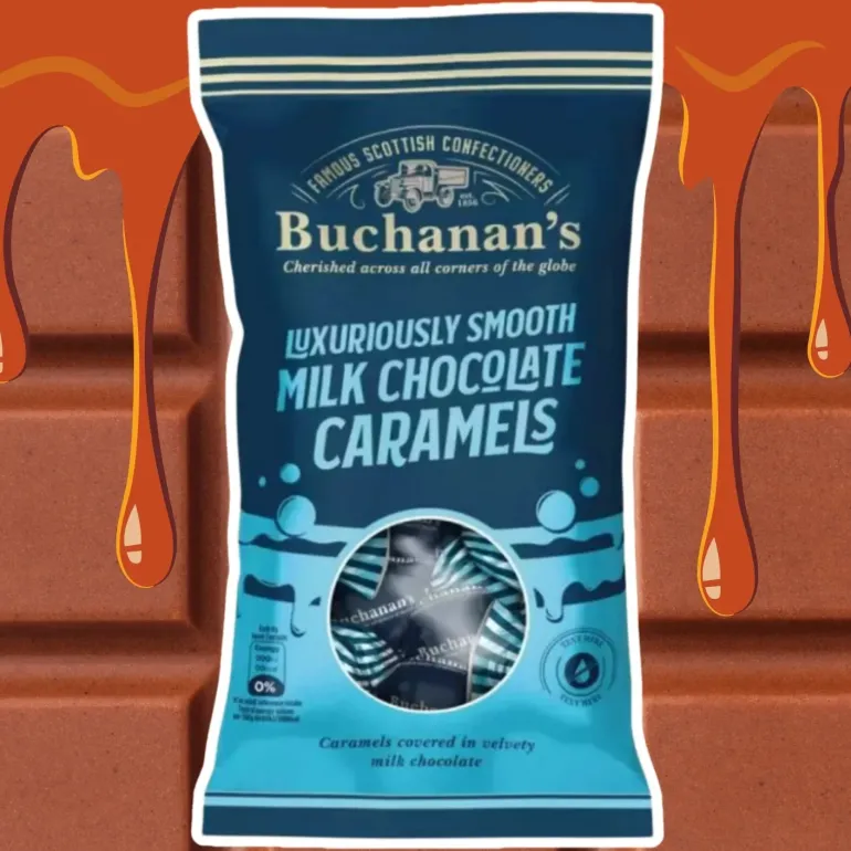 Buchanan's Luxuriously Smooth Milk Chocolate Caramels