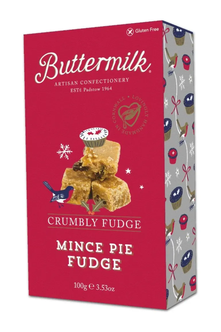 Buttermilk Artisan Confectionary Mince Pie Crumbly Fudge