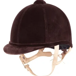 Charles Owen Fian Velvet Riding Helmet