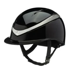 Charles Owen Halo Riding Helmet - Black Gloss