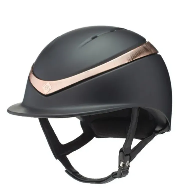 Charles Owen Halo Riding Helmet - Black Matte Standard