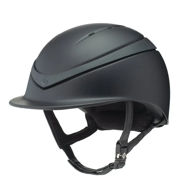 Charles Owen Halo Riding Helmet - Black Matte Standard