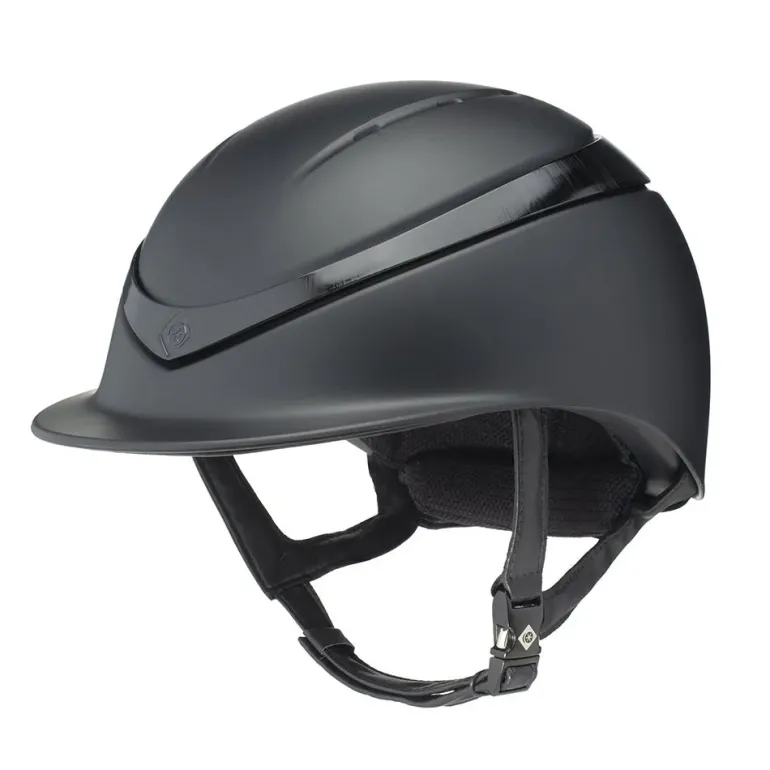 Charles Owen Halo Riding Helmet - Black Matte Standard