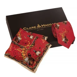 Clare Haggas Bruce Tie and Silk Square Set