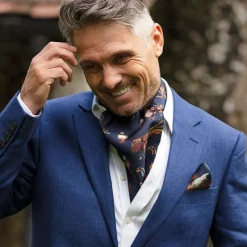 Clare Haggas Silk Game Birds Cravat