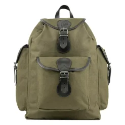 Cotton & Leather Rucksack by David Nickerson