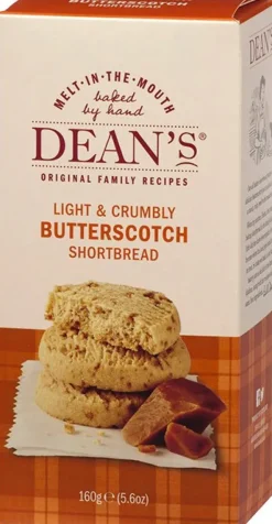 Dean's Butterscotch Shortbread 160g