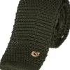 Dubarry Knockroe Knitted Tie Olive One Size