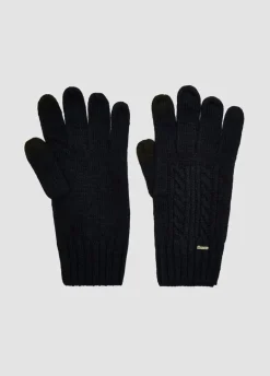 Dubarry Tory Knitted Gloves Navy