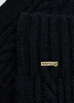 Dubarry Tory Knitted Gloves Navy