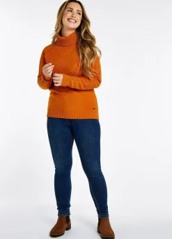 Dubarry Women's Belleek Chunky Roll Neck Sweater