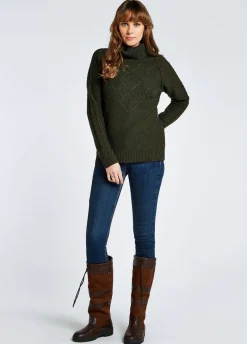 Dubarry Women's Belleek Chunky Roll Neck Sweater
