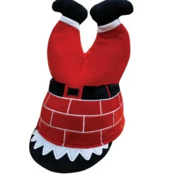 Equetech Childs Santa's Stuck Chimney Hat Silk - Red