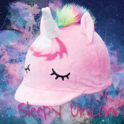 Equetech Childs Sleepy Unicorn Hat Silk
