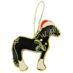 Equetech Equine Embroidered Christmas Decoration