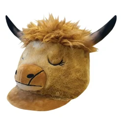 Equetech Heather Highland Cow Hat Silk