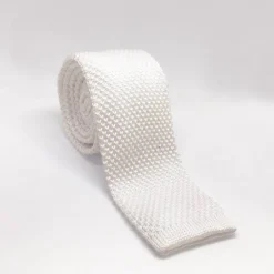 Equetech Knitted Competition Tie White