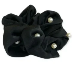 Equetech Satin Pearl Hair Scrunchie