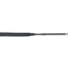 Fleck Cushion Flap Jump Bat with Crystal Handle - Black - 60cm
