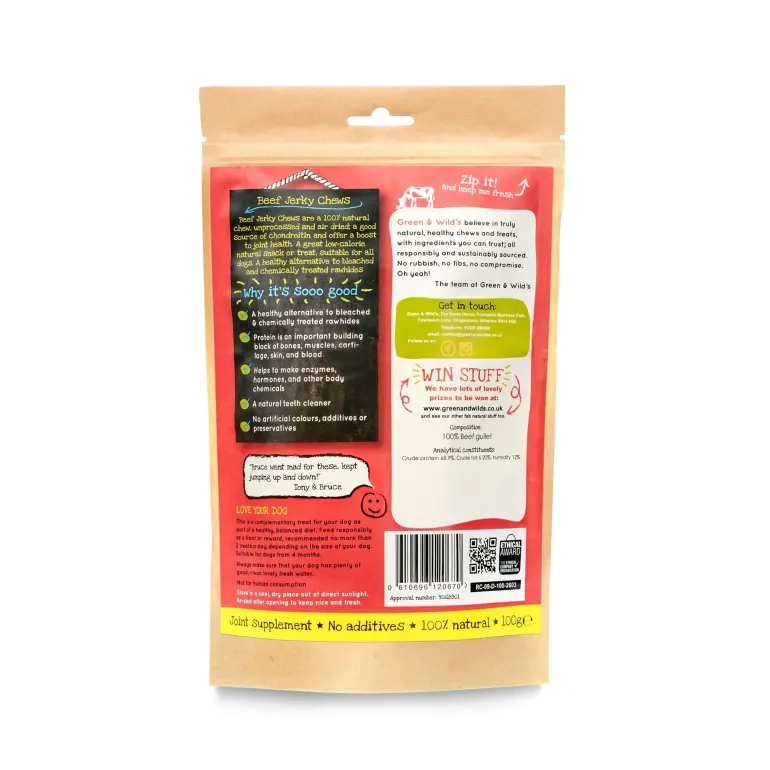 Green & Wild's Beef Jerky Chews