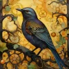 Greeting Card - Clockwork Raven by A.K. Skipsey