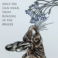 Greeting Card - Listener by Colin Blanchard