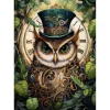 Greeting Card - Wise Old Owl by A.K. Skipsey
